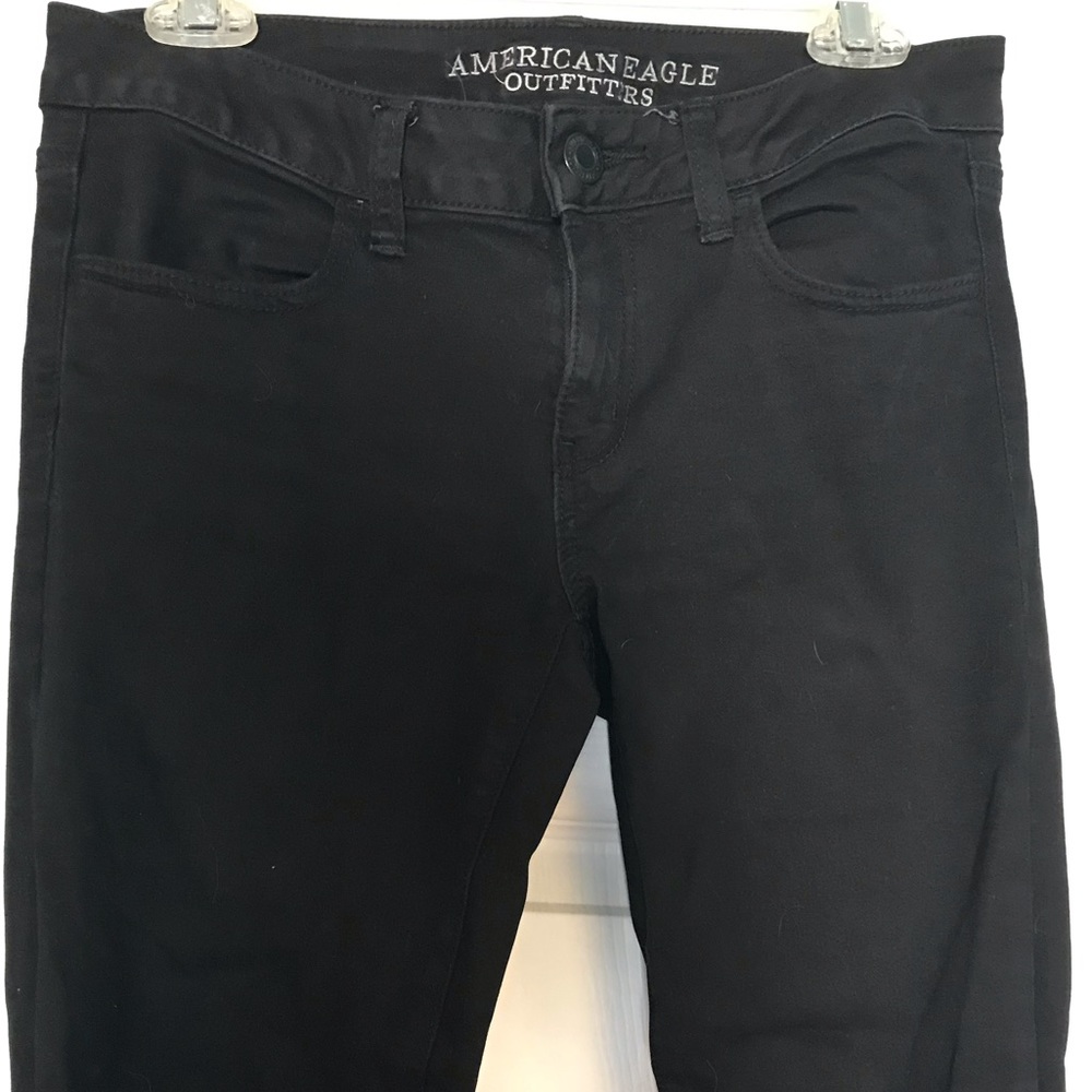 Black American eagle skinny jeans